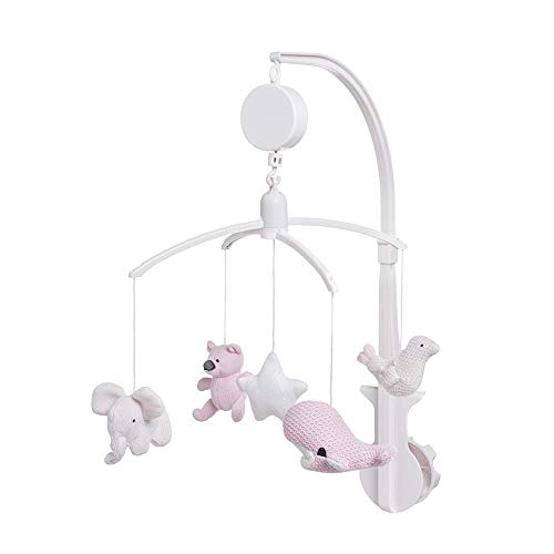 Baby's Only - Muziekmobiel classic roze/baby roze/wit