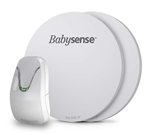 BabySense El nuevo monitor de movimiento respiratorio para bebés debajo del colchón 7 - El monitor infantil original sin contacto y certificado médicamente - con 2 almohadillas de sensores