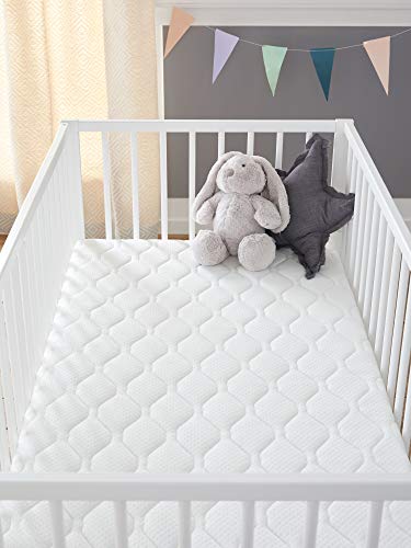 Babysom - Colchón Cuna Memory - 60 x 120 cm - Viscoelástico - Térmico - Altura 14 cm - Antiasfixia - Antiácaros - Desenfundable - Garantía 10 años