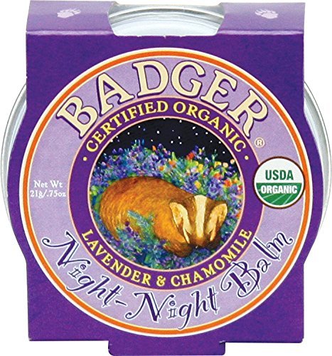 Badger Noche Noche Bálsamo orgánico certificado Calmar Sweet Dream Bálsamo Para 21g Niños