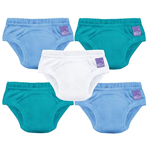 Bambino Mio, pañal de aprendizaje, niño mixto azul, 18-24 meses, pack de 5