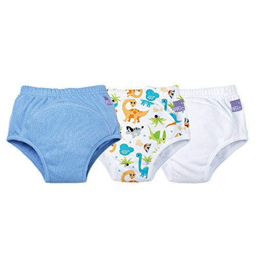 Bambino Mio, pañal de aprendizaje, niño mixto dino, 3+ años, pack de 3