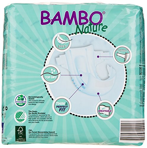 Bambo - 7016 - Pañales Ecológicos Bambo Junior T5 27 uds