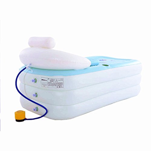 Bañera Intime Plegable Inflable Grueso Cálido Adultos SPA, Niños Piscina Inflable, Blanco