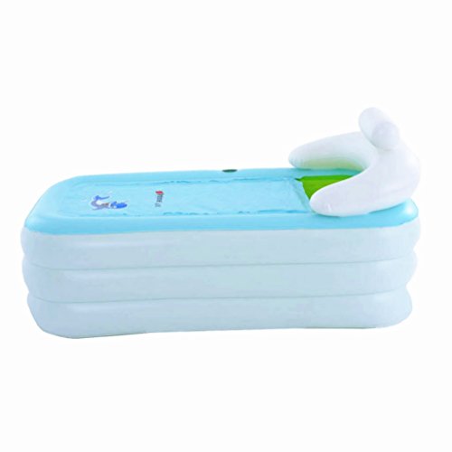 Bañera Intime Plegable Inflable Grueso Cálido Adultos SPA, Niños Piscina Inflable, Blanco