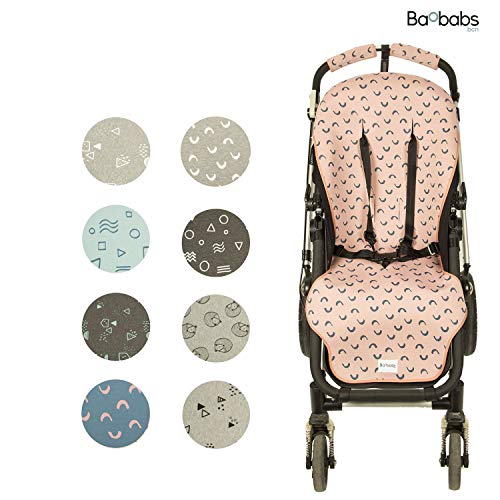 BAOBABS BCN Colchoneta Bugaboo Camaleon Para Silla de Paseo o Carrito - Funda Acolchada Suave y Cómoda Para Asiento Cochecito o Carro De Bebé |Maxima Calidad |Hecha En España