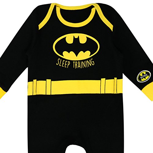 Batman Pijama Entero para Niños Bebés DC Comics - 6-9 Meses