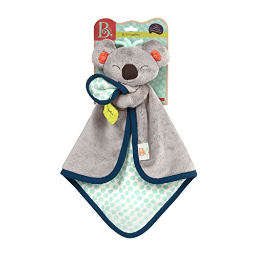 Battat- B. Snugglies – la Manta de Seguridad del Esponjoso Koko el Koala – Adorable cobija para bebé de Tela Suave (Branford Ltd. BX1565Z)