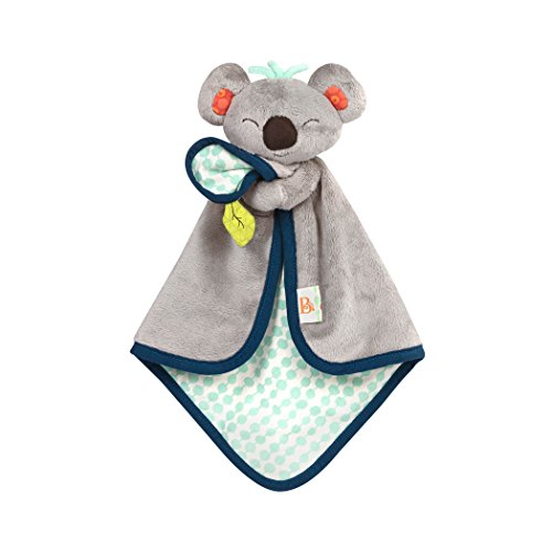 Battat- B. Snugglies – la Manta de Seguridad del Esponjoso Koko el Koala – Adorable cobija para bebé de Tela Suave (Branford Ltd. BX1565Z)