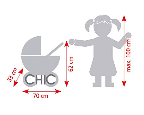 Bayer Chic 2000 - Cochecito para muñecas (612 25)