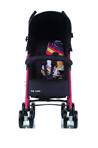 Be Cool 459 634 Street - Silla Ligera con Plegado Tipo Paraguas, Uso a partir de 6 Meses, Chasis Aluminio, Incluye Cestilla y Plástico de Lluvia, Color Pop