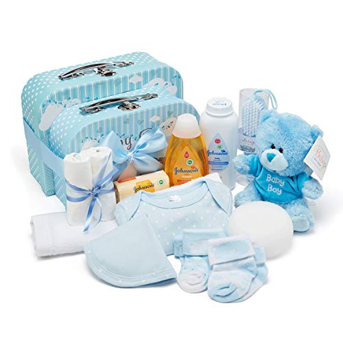 Bebé caja y Set de regalo azul azul Talla:x-large