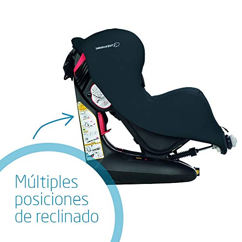 Bébé Confort ISÉOS ISOFIX 'Total Black' - Silla para el coche para niños, ISOFIX, desde los 9 meses hasta los 4 años, grupo 1, 9-18 kg, color negro