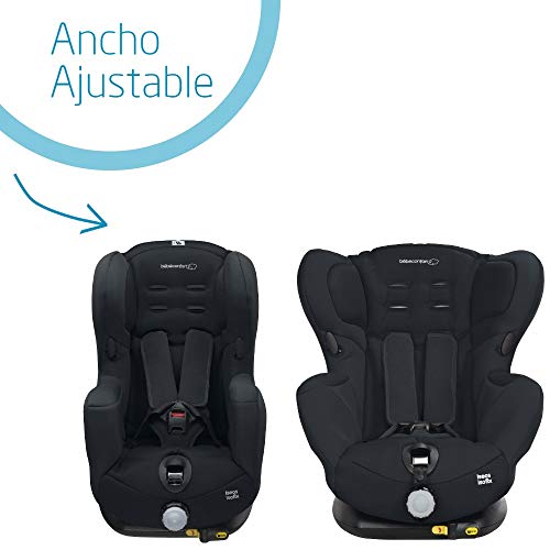 Bébé Confort ISÉOS ISOFIX 'Total Black' - Silla para el coche para niños, ISOFIX, desde los 9 meses hasta los 4 años, grupo 1, 9-18 kg, color negro