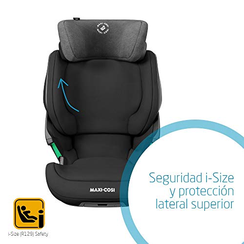 Bébé Confort KORE i-Size, Silla de auto con ISOFIX, homologación i-Size, grupo 2/3, 100-150 cm, 3.5-12 años, Authentic Black (negro)