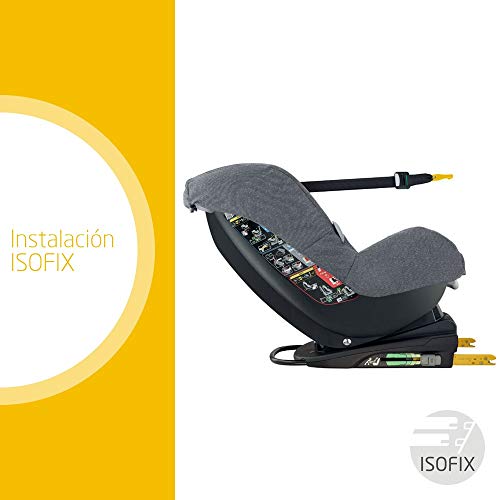 Bébé Confort MILOFIX - Silla de auto de 0 a 4 años, R44/04, 0-18 kg, gr 0+/1, color gris (Sparkling Grey)