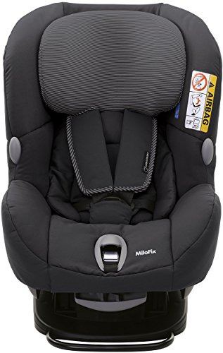 Bébé Confort Milofix, Silla de coche grupo 0+/1 Isofix, negro (Black Raven)