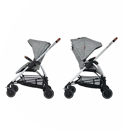 Bébé Confort Mya - Cochecito urbano, diseño compacto, sistema plegable, para bebes de 0 meses hasta 3,5 años, color gris