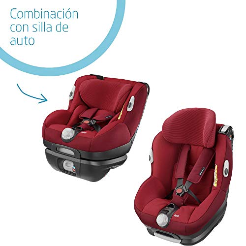 Bébé Confort Opal Silla de coche bebé, a contramarcha o sentido de la marcha, ajustable y reclinable, instalación con cinturón de seguridad, 0 meses - 4 años, 0-18kg, rojo (Robin Red)