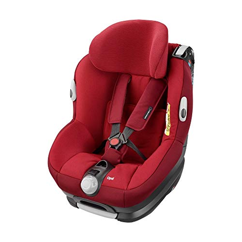 Bébé Confort Opal Silla de coche bebé, a contramarcha o sentido de la marcha, ajustable y reclinable, instalación con cinturón de seguridad, 0 meses - 4 años, 0-18kg, rojo (Robin Red)