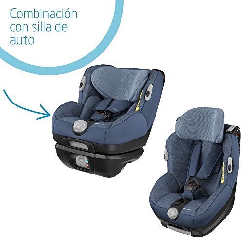 Bébé Confort OPAL, Silla de coche bebé, R44/04, a contramarcha o sentido de la marcha, ajustable y reclinable, cinturón de seguridad, 0 meses - 4 años, 0-18kg, gr.0+/1, Nomad Blue (azul)