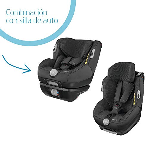 Bébé Confort OPAL, Silla de coche bebé, R44/04, a contramarcha o sentido de la marcha, ajustable y reclinable, cinturón de seguridad, 0 meses - 4 años, 0-18kg, gr.0+/1, Nomad Black (negro)