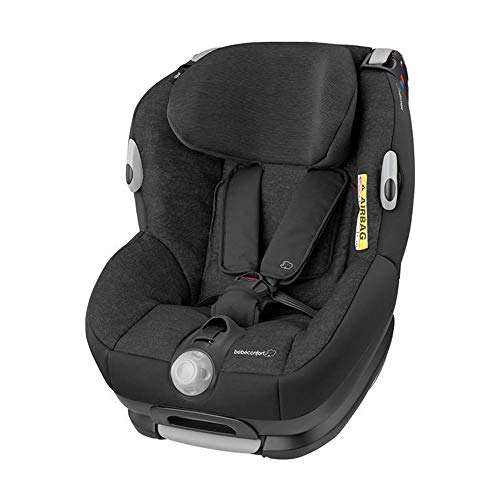 Bébé Confort OPAL, Silla de coche bebé, R44/04, a contramarcha o sentido de la marcha, ajustable y reclinable, cinturón de seguridad, 0 meses - 4 años, 0-18kg, gr.0+/1, Nomad Black (negro)