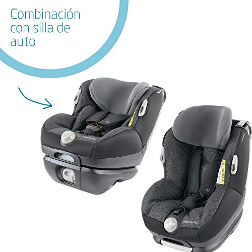 Bébé Confort OPAL, Silla de coche bebé, R44/04, a contramarcha o sentido de la marcha, ajustable y reclinable, instalación con cinturón de seguridad, 0 meses - 4 años, 0-18kg, Triangle Black (negro)