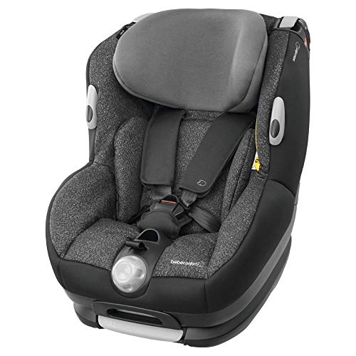 Bébé Confort OPAL, Silla de coche bebé, R44/04, a contramarcha o sentido de la marcha, ajustable y reclinable, instalación con cinturón de seguridad, 0 meses - 4 años, 0-18kg, Triangle Black (negro)