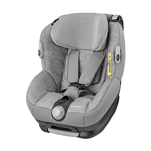 Bébé Confort OPAL, Silla de coche bebé, R44/04, a contramarcha o sentido de la marcha, ajustable y reclinable, instalación con cinturón de seguridad, 0 meses-4 años, 0-18kg, gr.0+/1, Nomad Grey (gris)