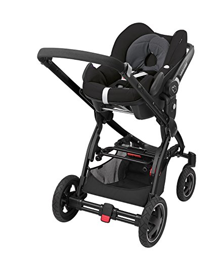 Bébé Confort Pebble, Silla de coche grupo 0+, negro (Black Raven)