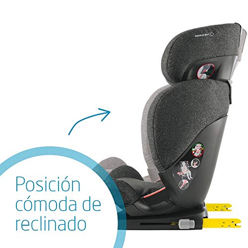 Bébé Confort RODIFIX AirProtect, Silla de auto para niño con ISOFIX, R44/04, reclinable, segura y ligera, desde los 3.5 hasta los 12 años, 15-36 kg, gr. 2/3, Triangle Black (negro)