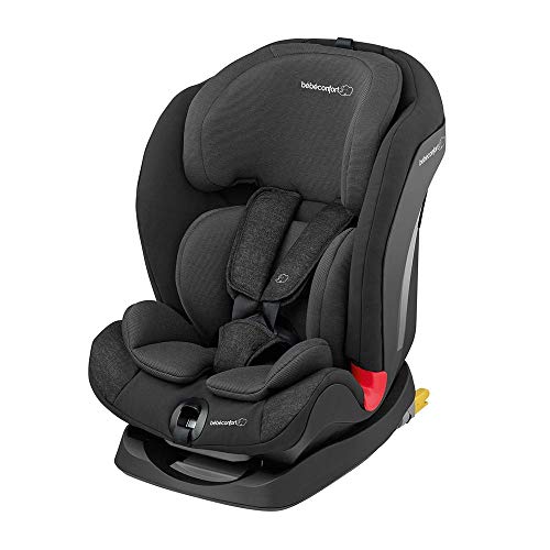 Bébé Confort Titán - Silla de Auto, Grupo 1/2/3, 9-36 Kg, Convertible, Reclinable, Isofix, 9 meses-12 años, color Negro