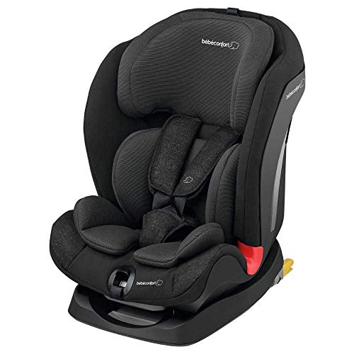 Bébé Confort Titán - Silla de Auto, Grupo 1/2/3, 9-36 Kg, Convertible, Reclinable, Isofix, 9 meses-12 años, color Negro