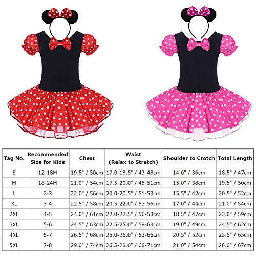 Bebé Niña Vestido de Fiesta Princesa Disfraces Tutú Ballet Lunares Fantasía Vestid Carnaval Bautizo Cumpleaños Baile para Infantiles Recién Nacido Disfraces de Princesa con Diadema 2-3 Años