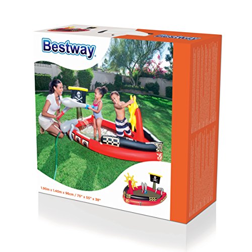 Bestway - Centro de juegos hinchable barco pirata (53041)