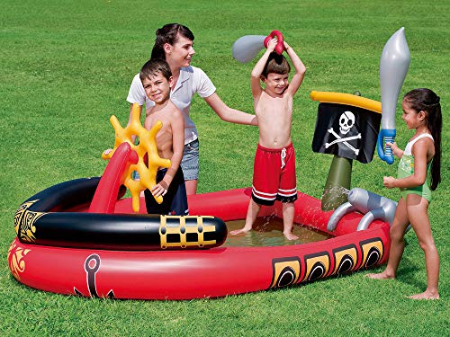 Bestway - Centro de juegos hinchable barco pirata (53041)