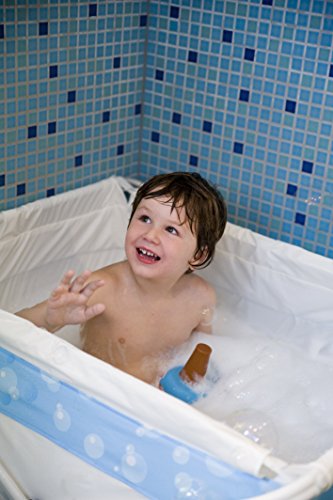 Bibabad - Bañera-asiento de baño, color azul