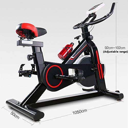 Bicicleta De Ejercicio, Fitness Interior Ciclismo, Monitor LCD, Bicicleta De Ejercicio Ajustableequipo, para Gimnasio De Oficina En Casa