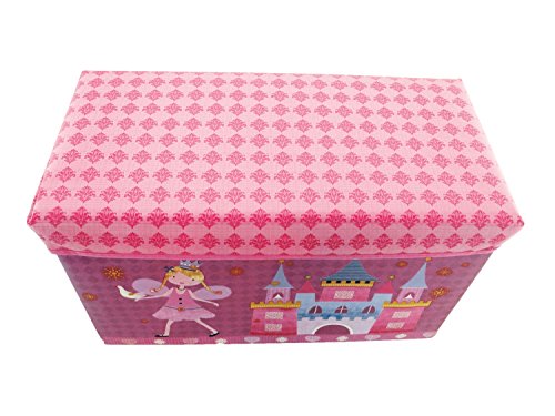 Bieco 04000499 – Caja de almacenamiento y banco Princesa, aprox. 60 x 30 x 35 cm