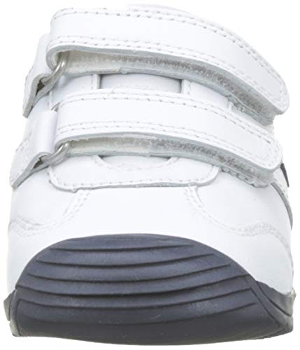 Biomecanics 151157, Zapatos de primeros pasos Unisex Bebés, Blanco (Blanco/Azul/Sauvage), 22 EU