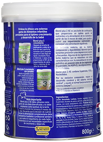 Blemil Plus 2 Leche Efecto Anti-Estreñimiento - 800 gr