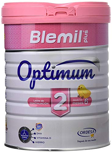 Blemil Plus Optimum 2, Leche de continuación para bebé - Pack de 2 x 800 g - Total: 1600 g + Blevit Plus 5 Cereales para bebé - Pack de 2 x 300 g - Total: 600 g