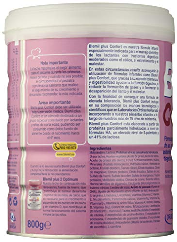 Blemil Plus,Confort, Leche de iniciación - 800 gr.