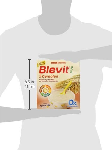 Blevit Plus 5 Cereales para bebé - 2 de 300 gr. (Total 600 gr.)