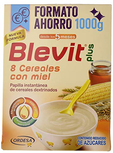 Blevit Plus 8 Cereales Miel  - 1000 gr.