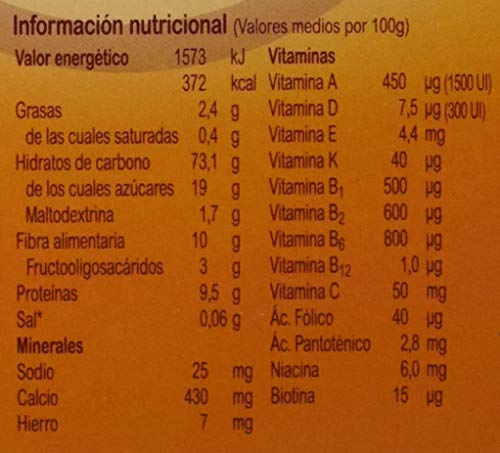 Blevit Plus 8 Cereales Miel  - 1000 gr.