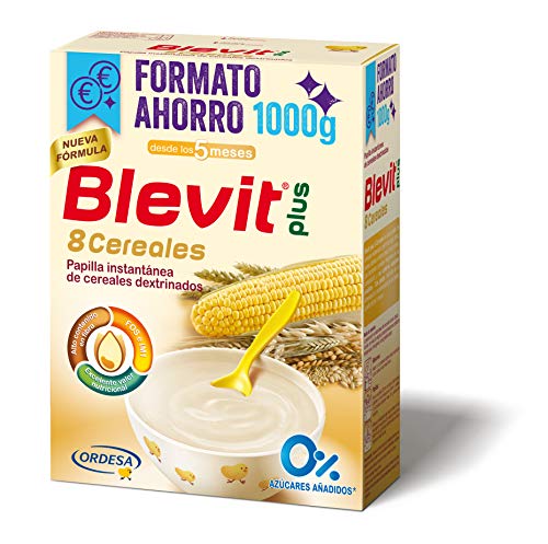 Blevit Plus 8 Cereales para bebé - 2 de 500 grams (Total: 1000 gr.)