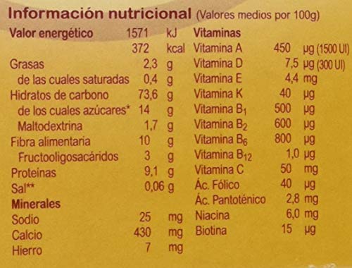 Blevit Plus 8 Cereales para bebé - 600 gr.