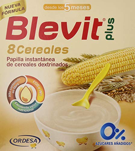 Blevit Plus 8 Cereales para bebé - 600 gr.